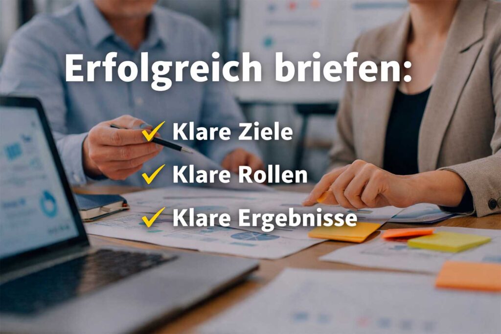 Experten richtig briefen
