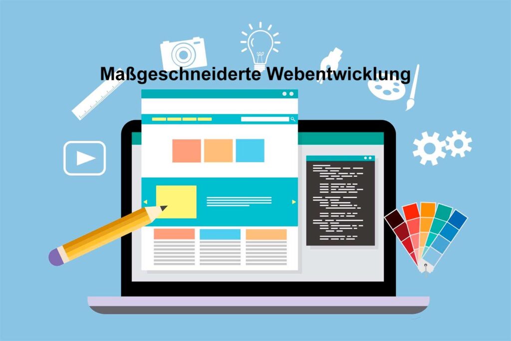 Maßgeschneiderte Webentwicklung